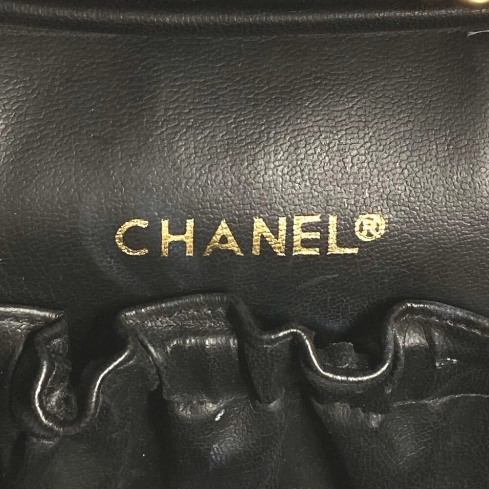 CHANEL CC CC Mark logo Pico Lore Bag Vanity Bag Pouch BOX Hand Bag - Picture 12 of 16